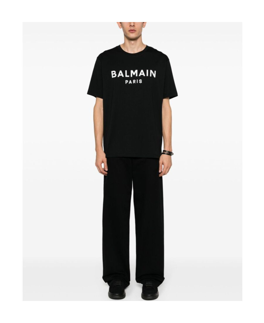 Shop Balmain Paris T-shirt In Black