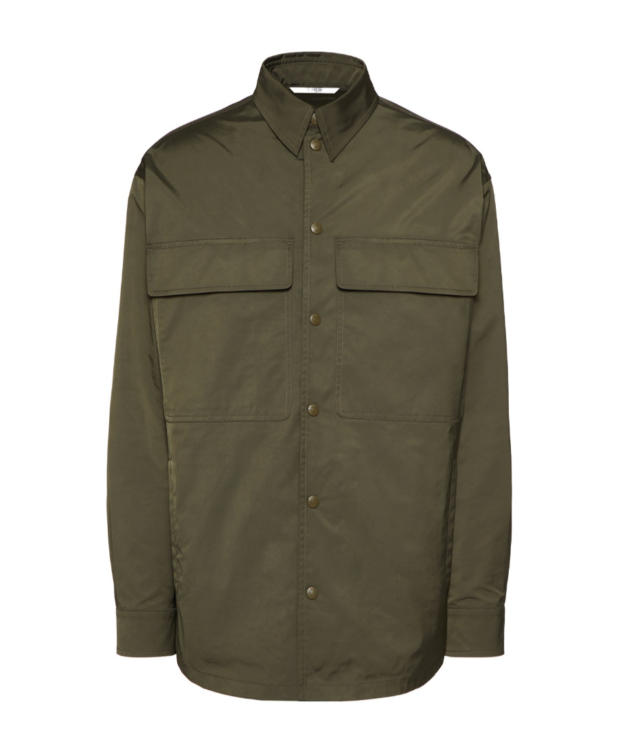 Valentino Shirt-style Jacket In Black
