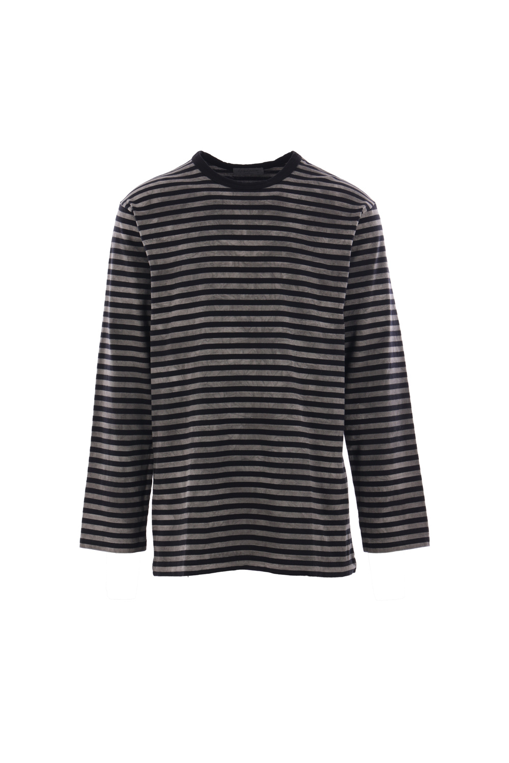 YOHJI YAMAMOTO STRIPED COTTON T-SHIRT
