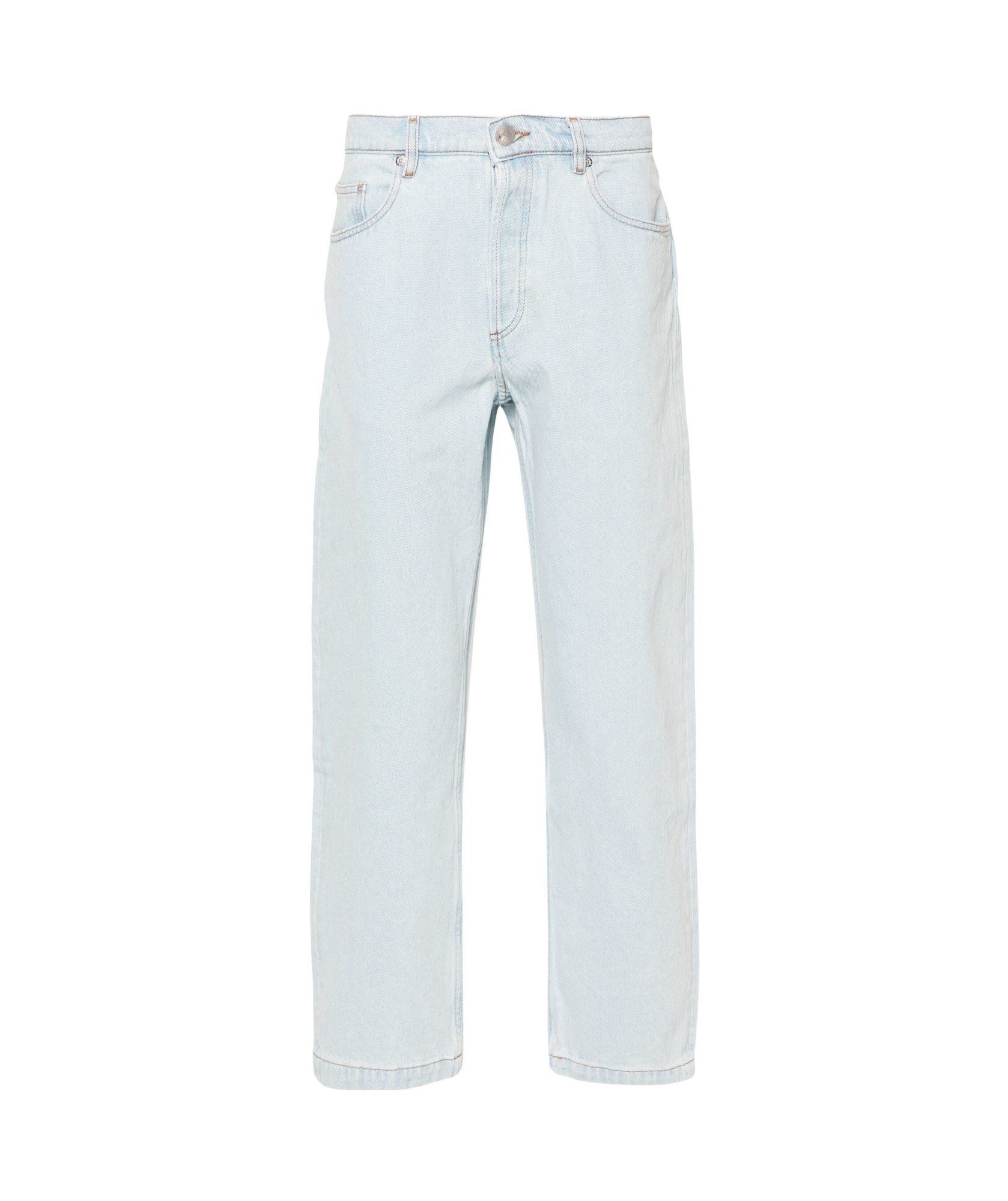 Apc Mid-rise Cropped Jeans In White
