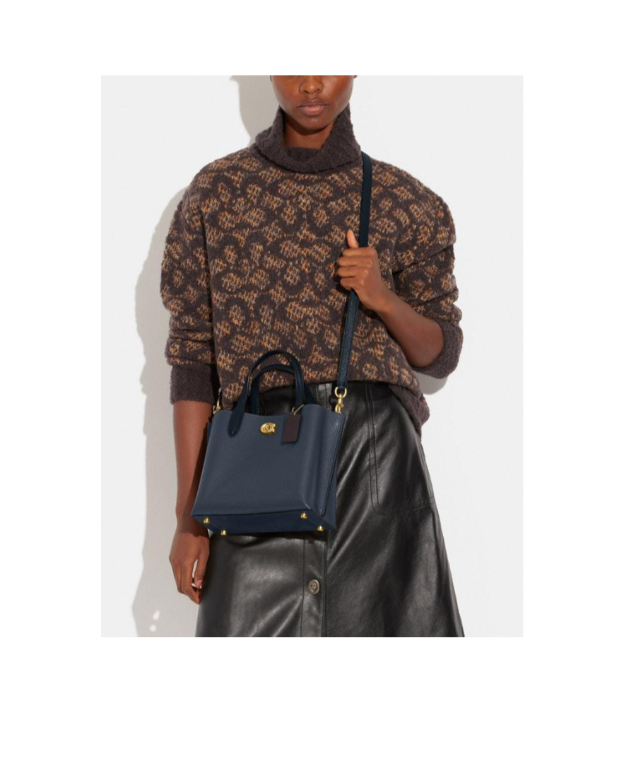 COACH COACH WILLOW TWIST-LOCK TOTE BAG