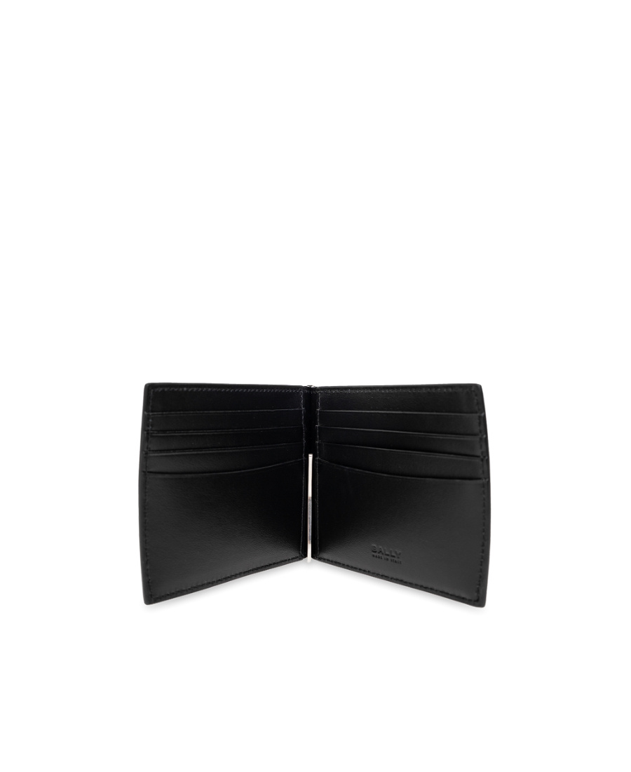 Bally Logo Folding Wallet In Black