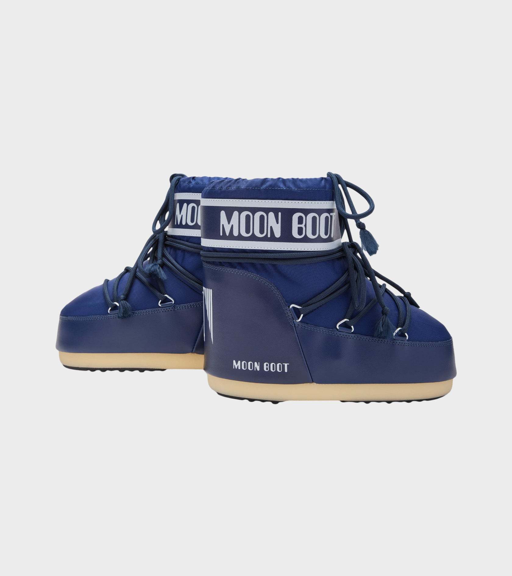 Moon Boot Round-toe Snow Boots In Blue
