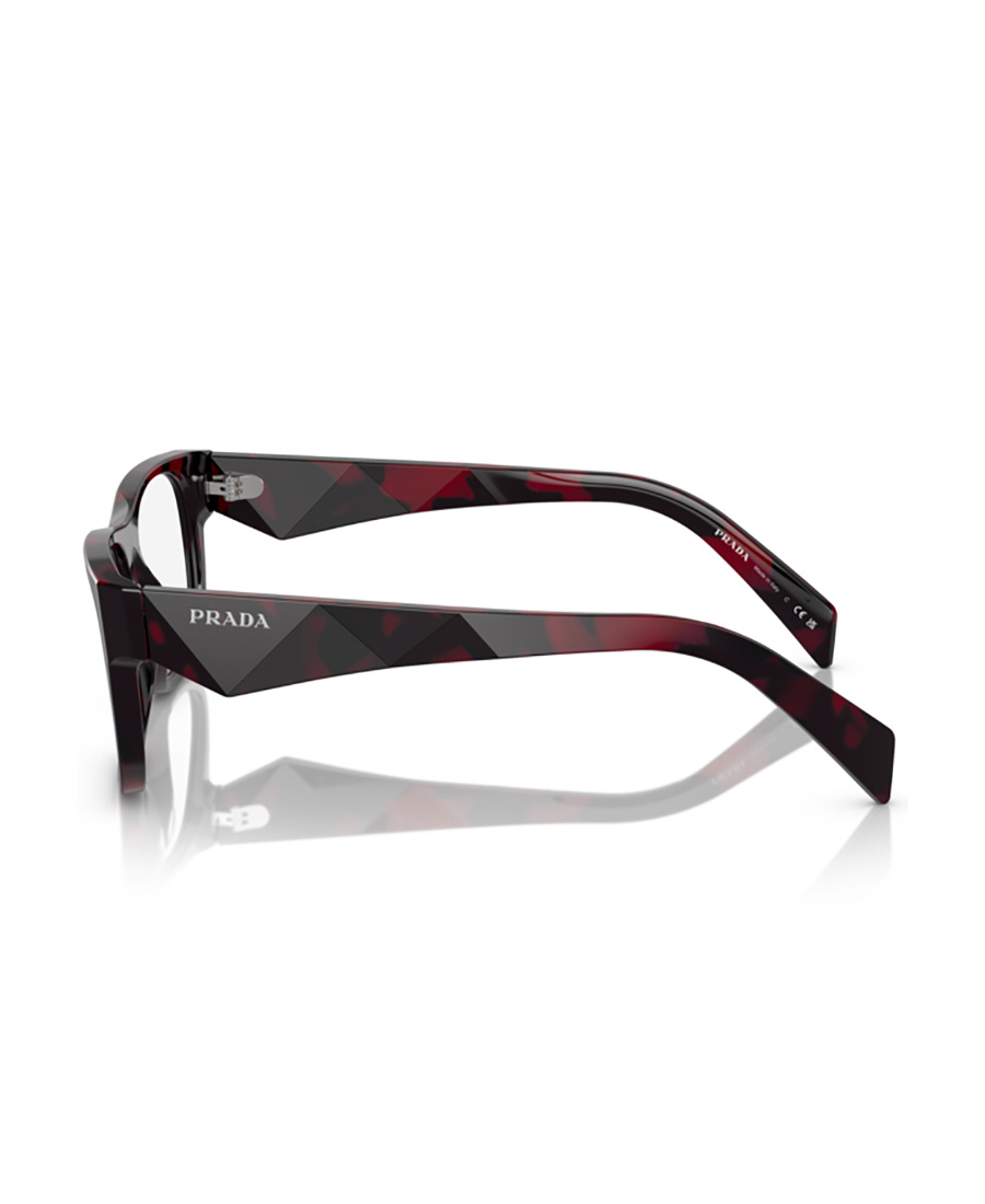 Prada Eyewear Rectangle Frame Glasses In Black