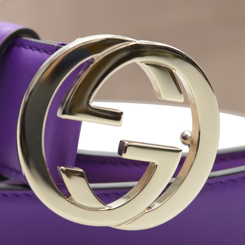 Gucci Mutual Buckle Double G Belt In Multicolor