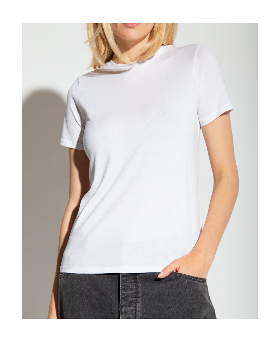 Theory Short-sleeve Pima Cotton T-shirt In White