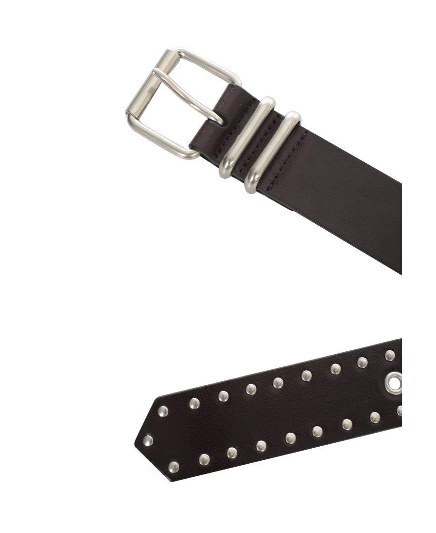 Dries Van Noten Belt202 Belt W/stud In Black