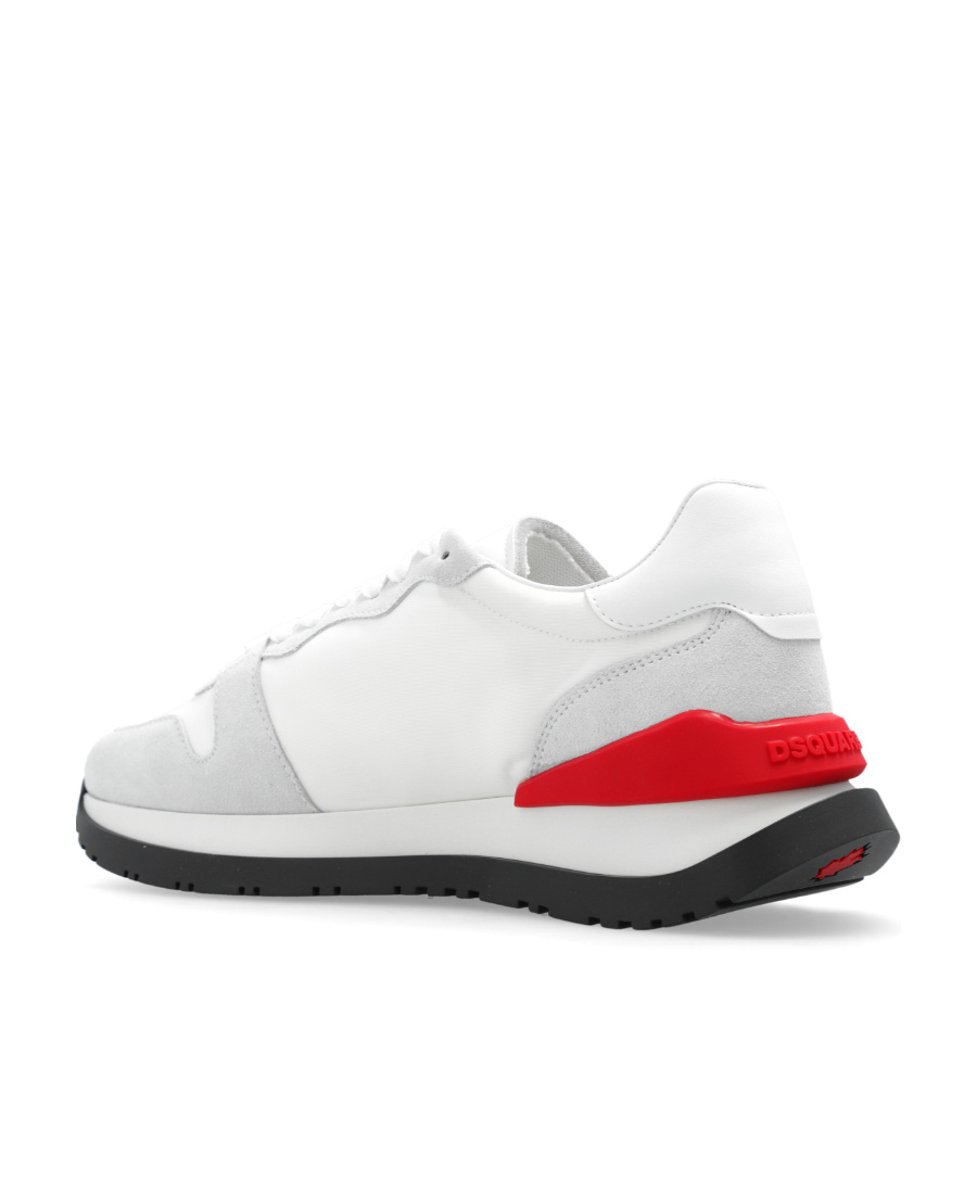 Dsquared2 Icon Running Panelled Sneakers In White