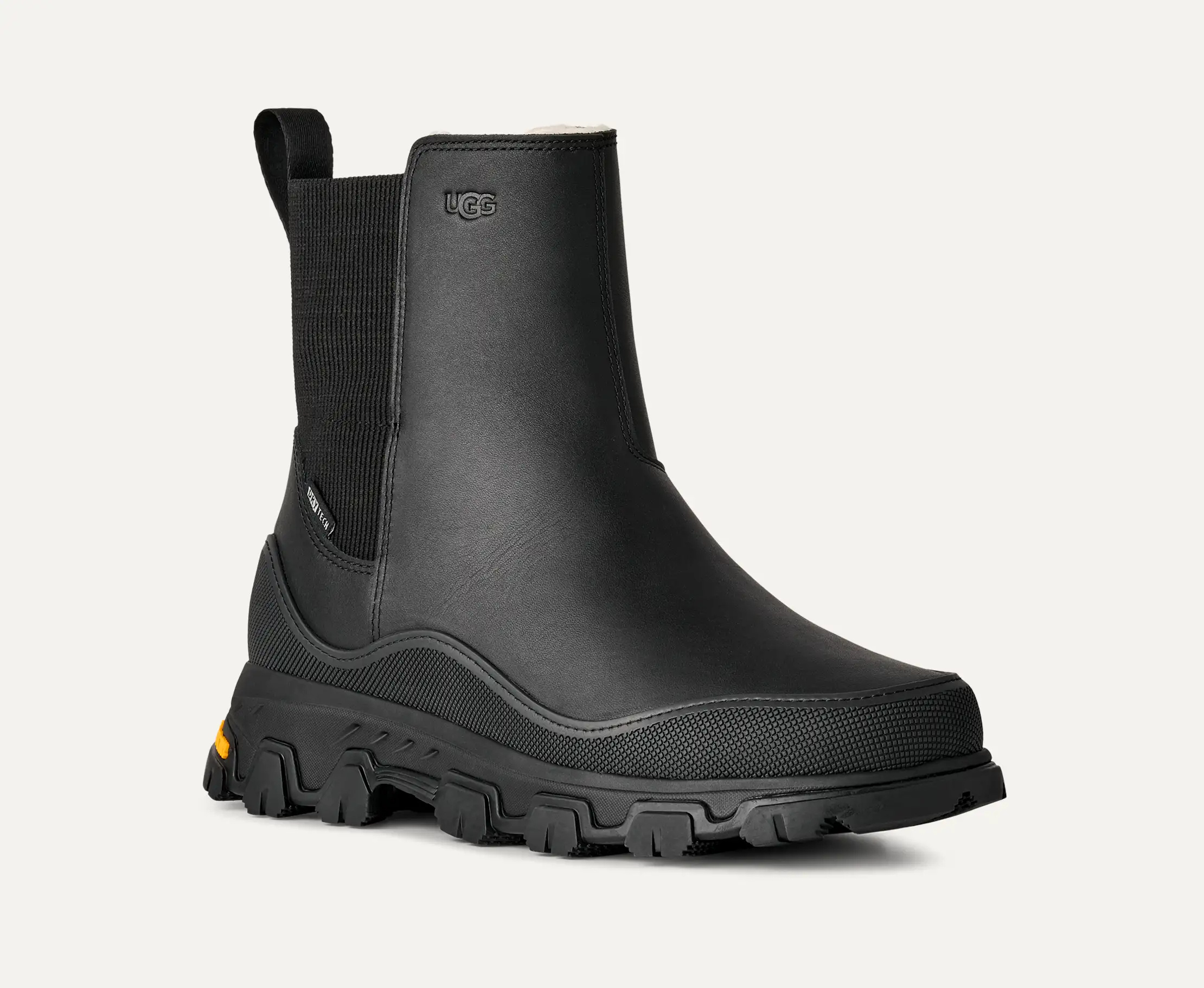 Ugg Round-toed Ankle Boots In Black