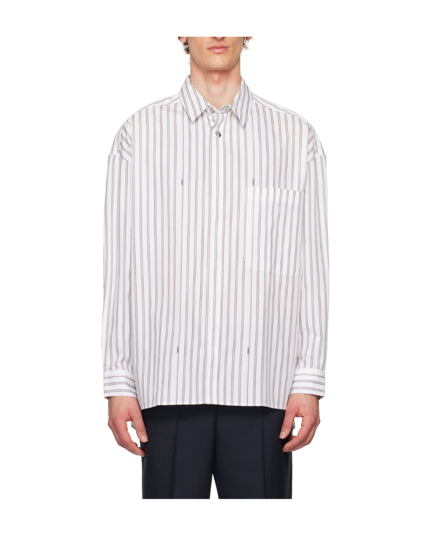 Jacquemus La Chemise Manches Longue Shirt In White