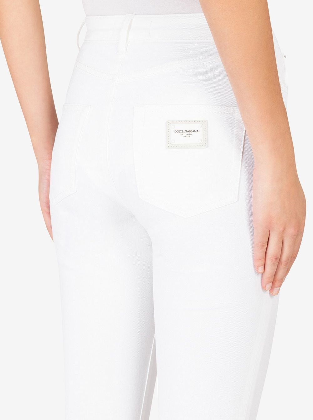 Dolce & Gabbana Denim Jeans With Pretty Fit In White