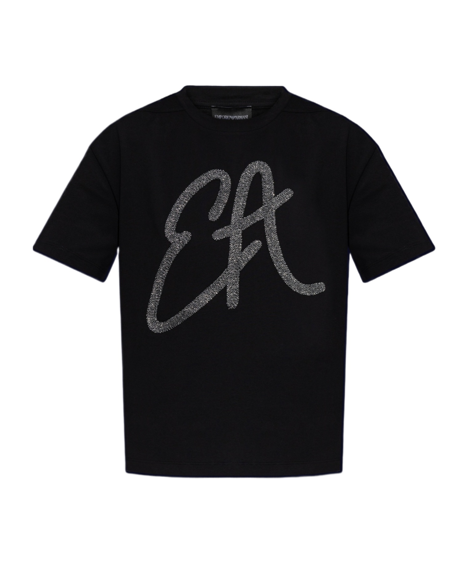 Emporio Armani T-shirt From The Sustainability Collection In Black