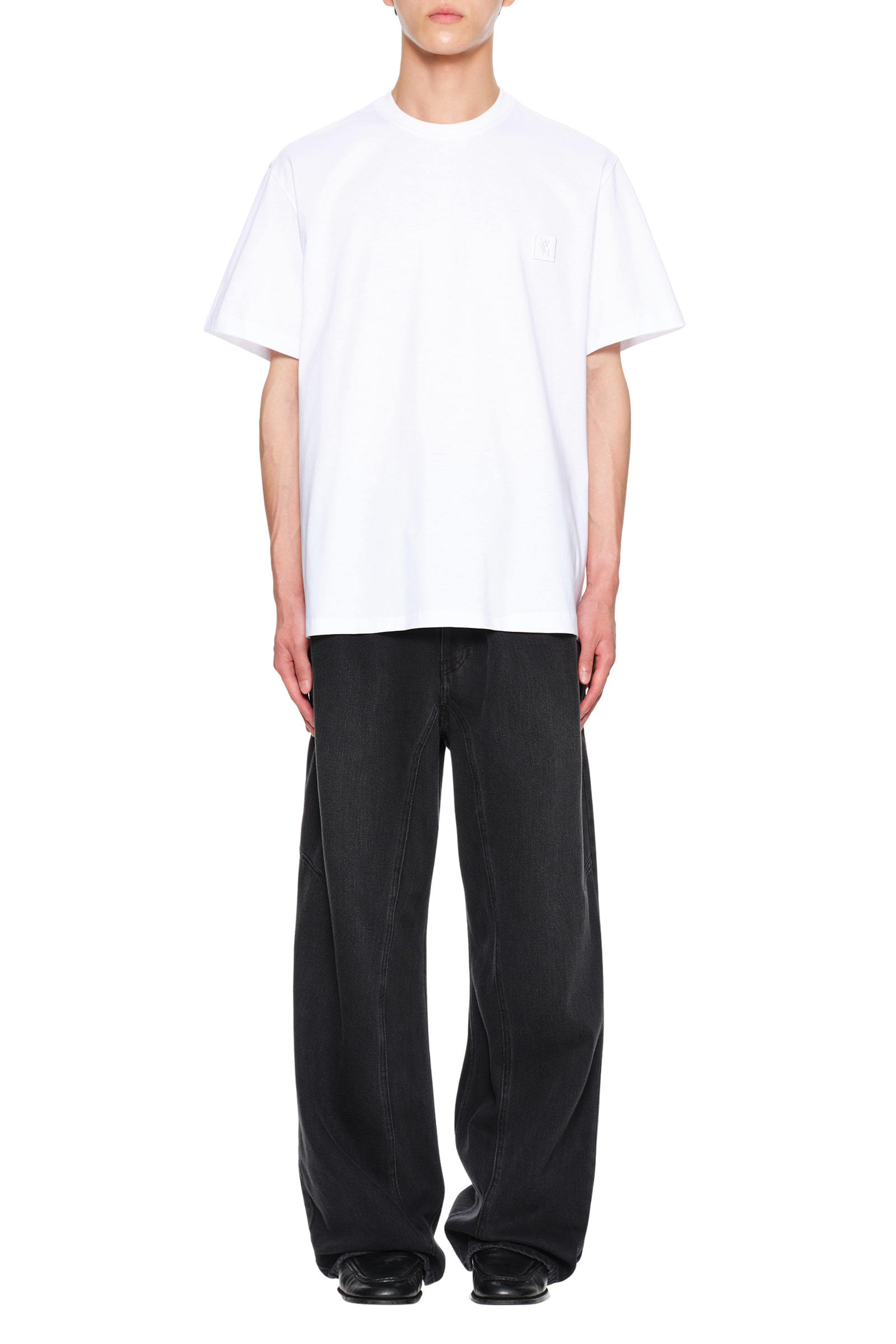 Wooyoungmi Graphic Short-sleeved T-shirt In White