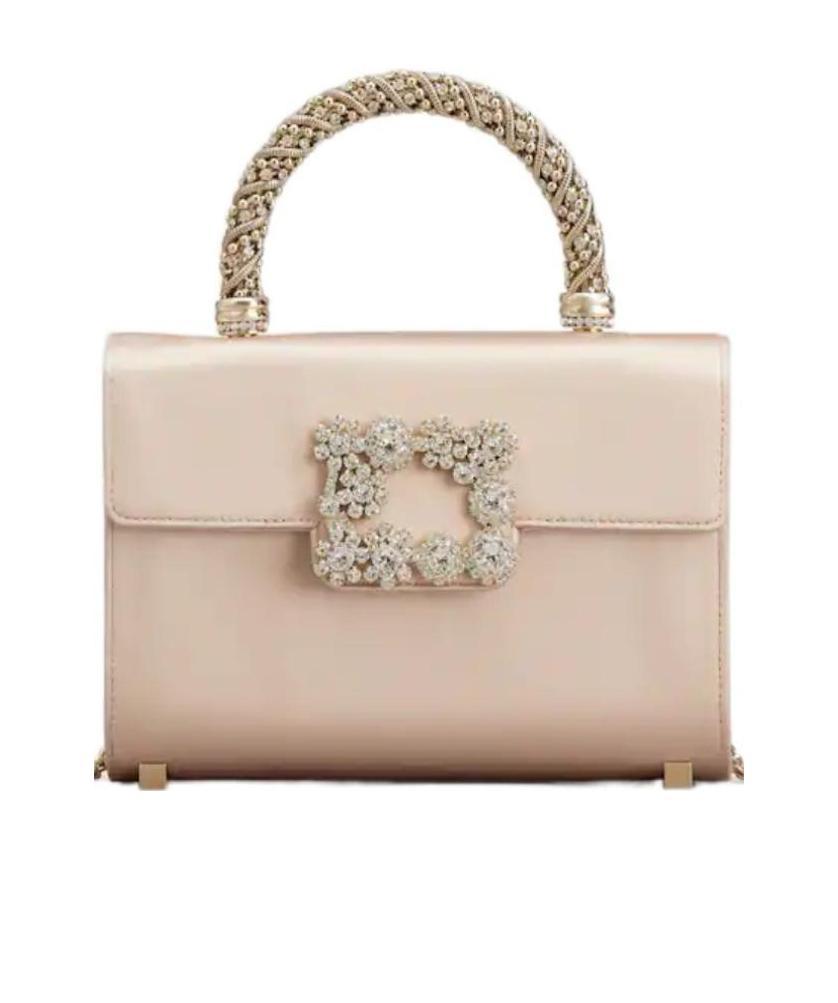 ROGER VIVIER ROGER VIVIER EMBELLISHED FOLDOVER TOP TOTE BAG