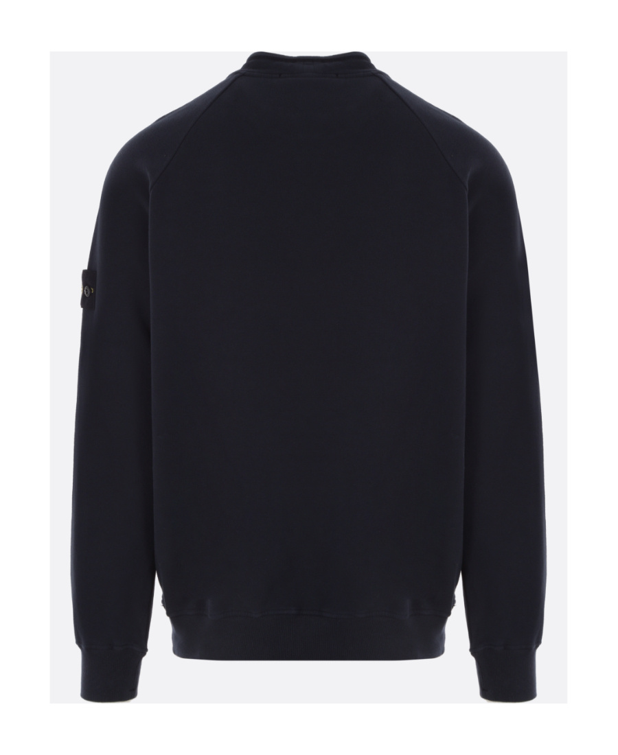 Stone Island Light Rws Pure Wool Sweater In Blue