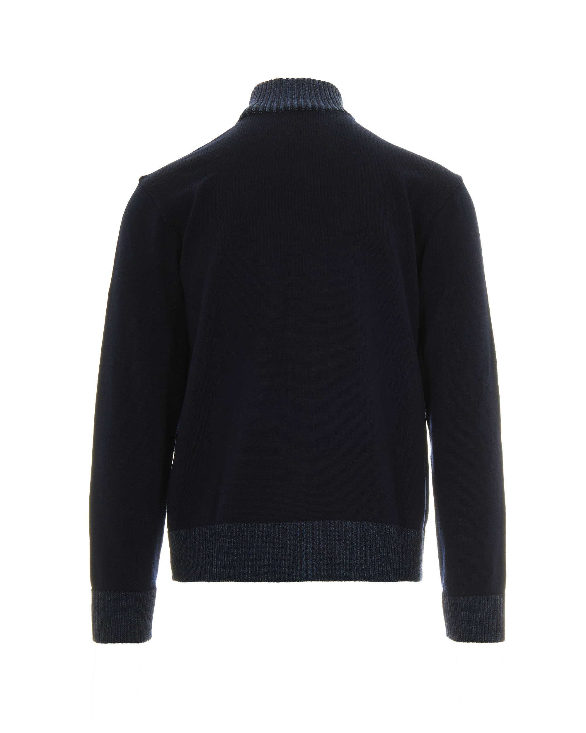 Paul & Shark Cardigan Full Zip Blu In Black