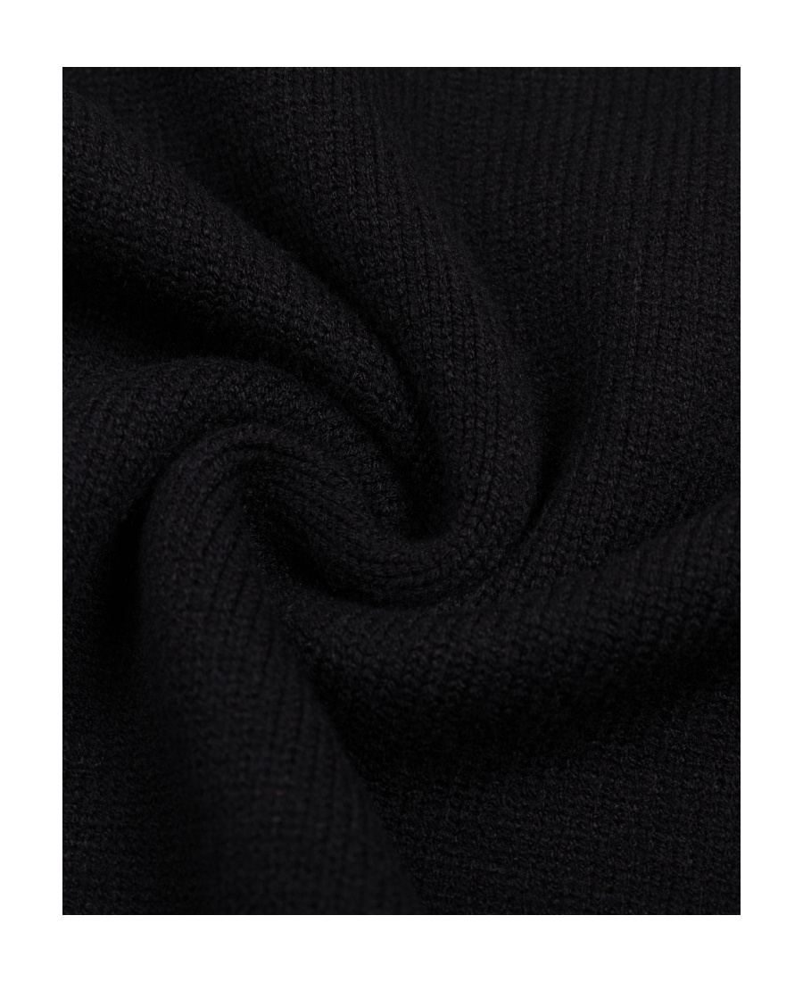Liuregali Earth Jacquard Pattern Pullover In Black