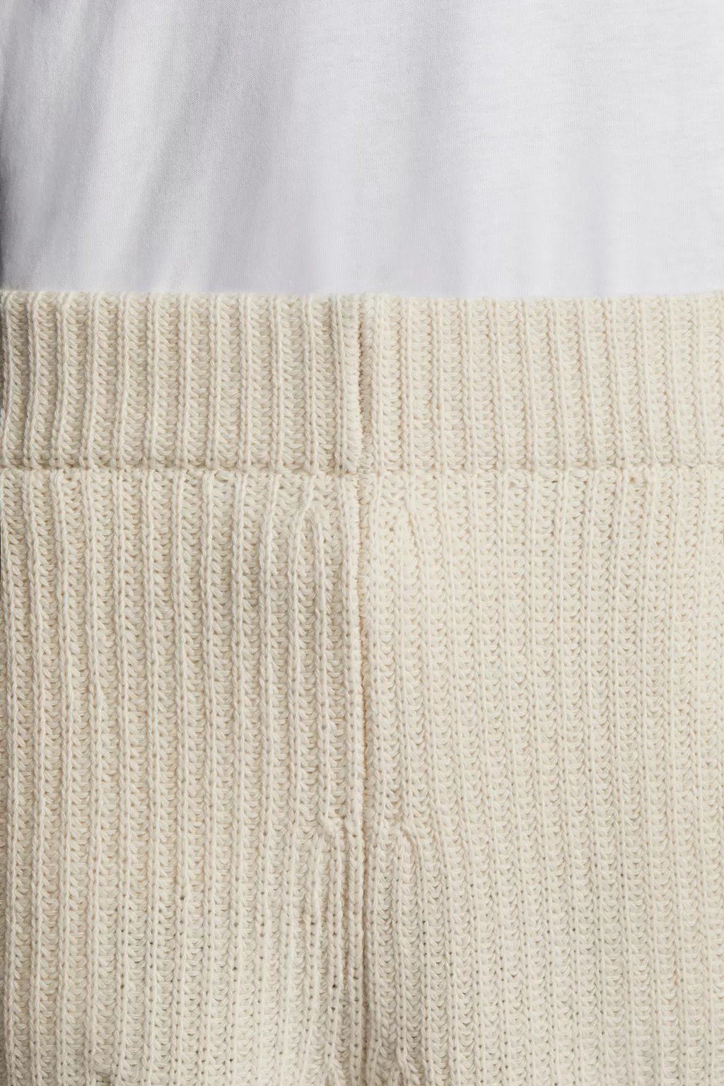Moncler Knitted Sweatpants In White