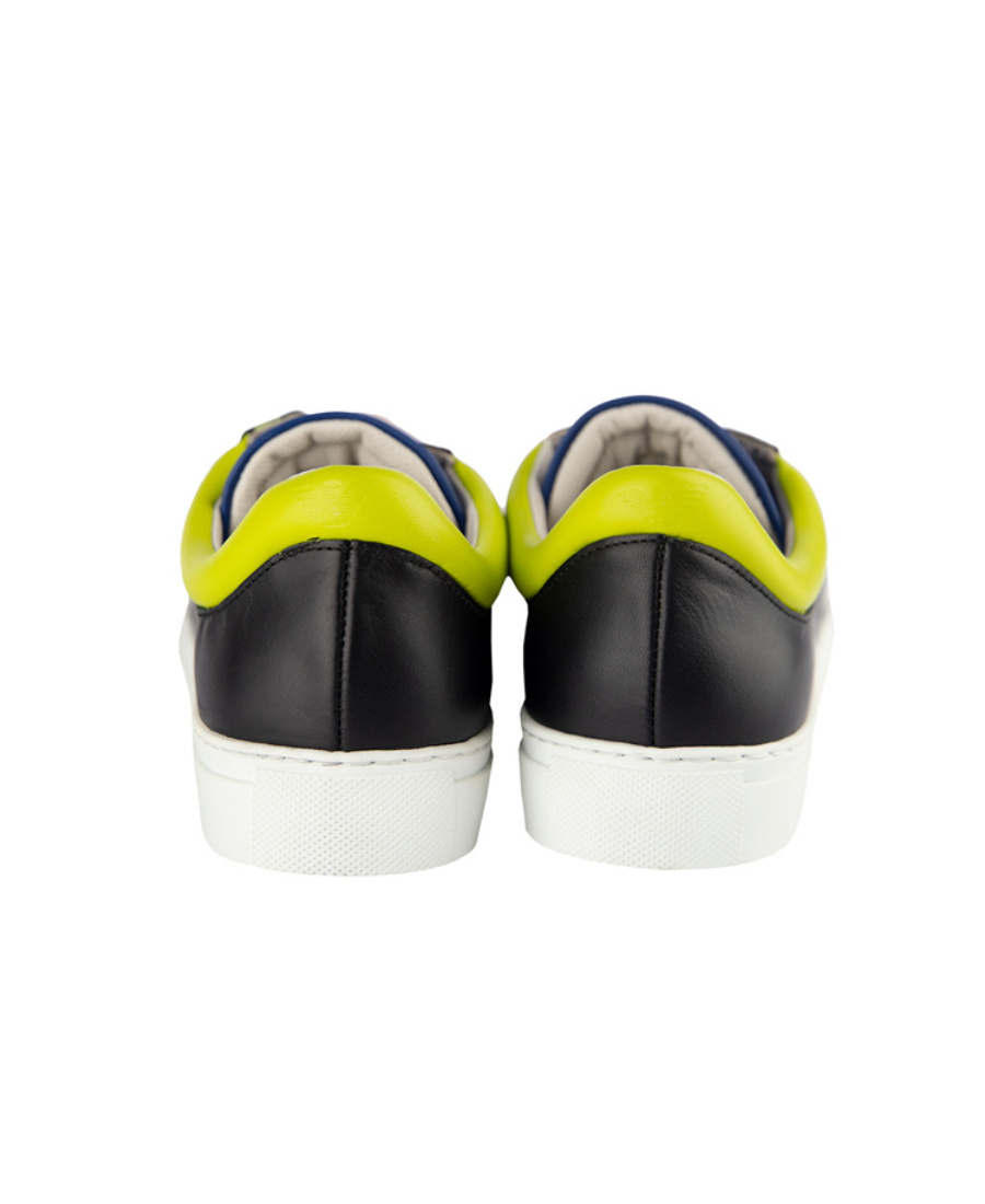 Emporio Armani Tie Casual Sports Shoes In Black