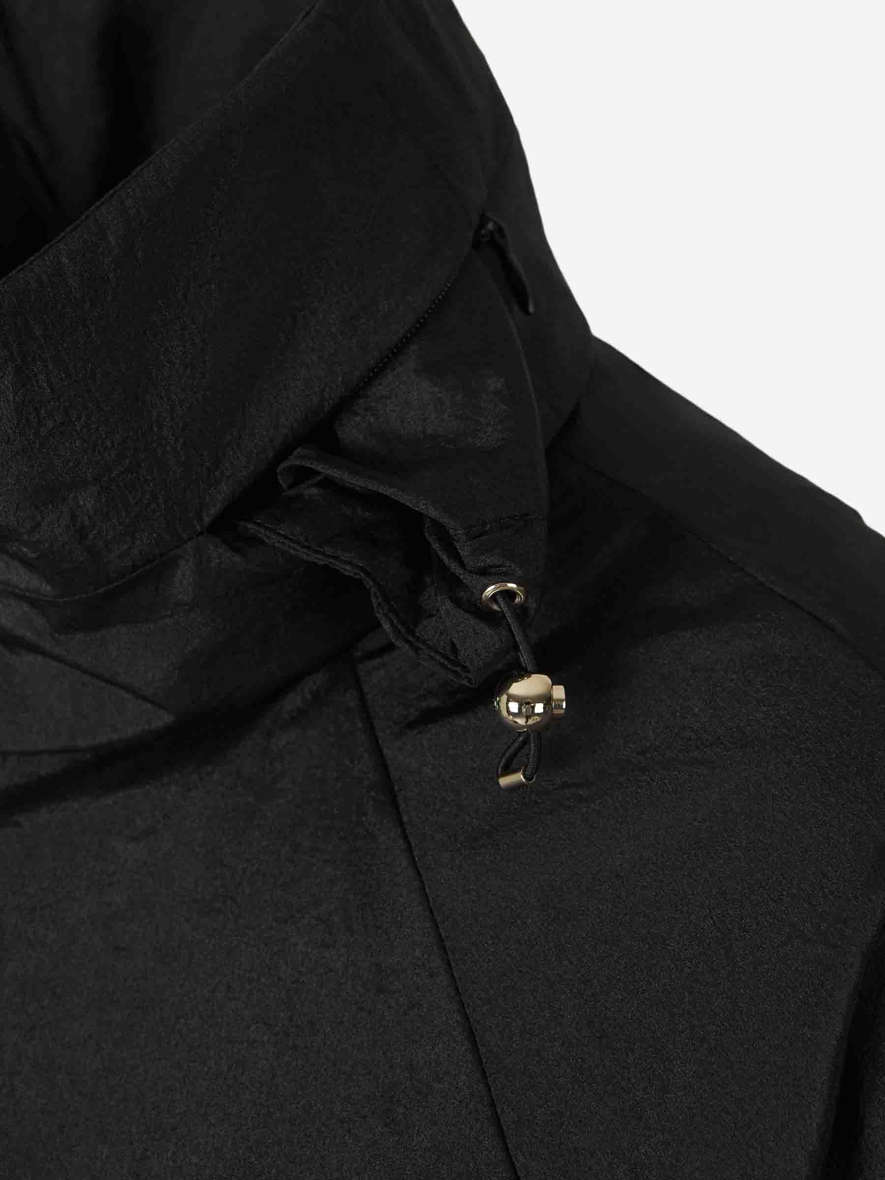 Herno Zippered Windbreaker In Black
