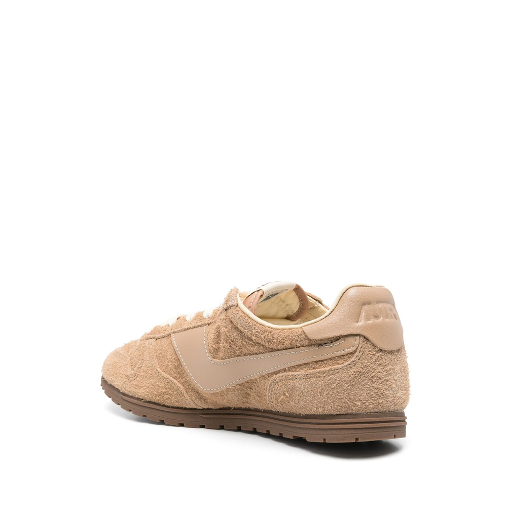 Autry Windspin Tonal Sneakers In Suede And Leather
