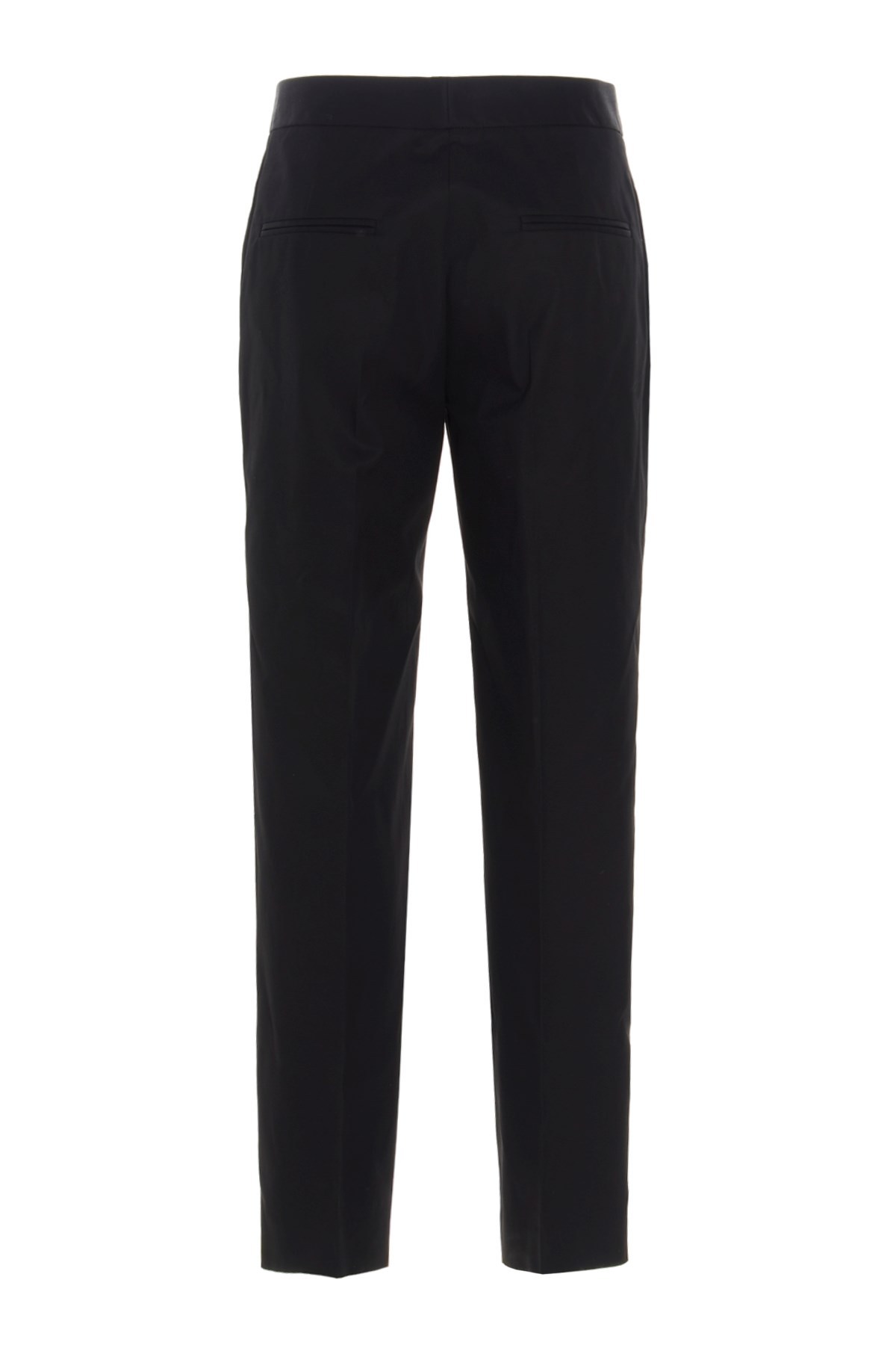 Shop Jil Sander High-rise Cropped Trousers In Black