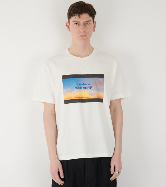 Apc Open-necked Black Shirt In White