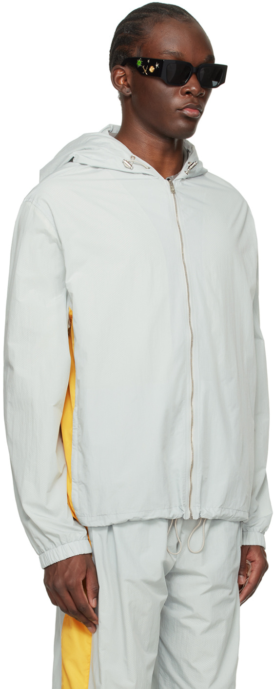 Lanvin Hooded Casual Jacket In White