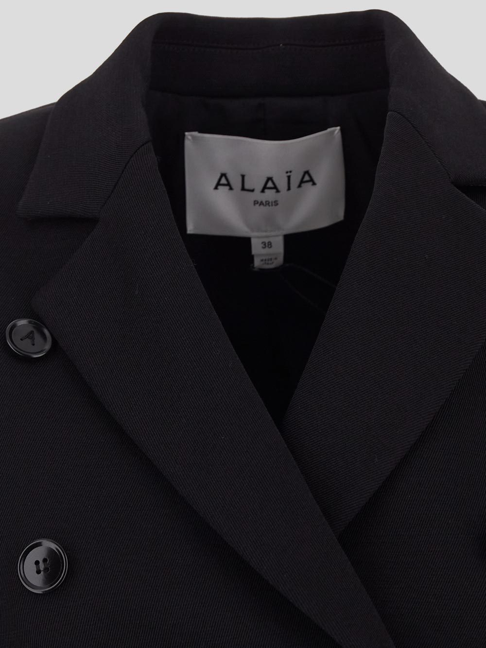 Alaïa Double-breasted Suit Jacket In Black