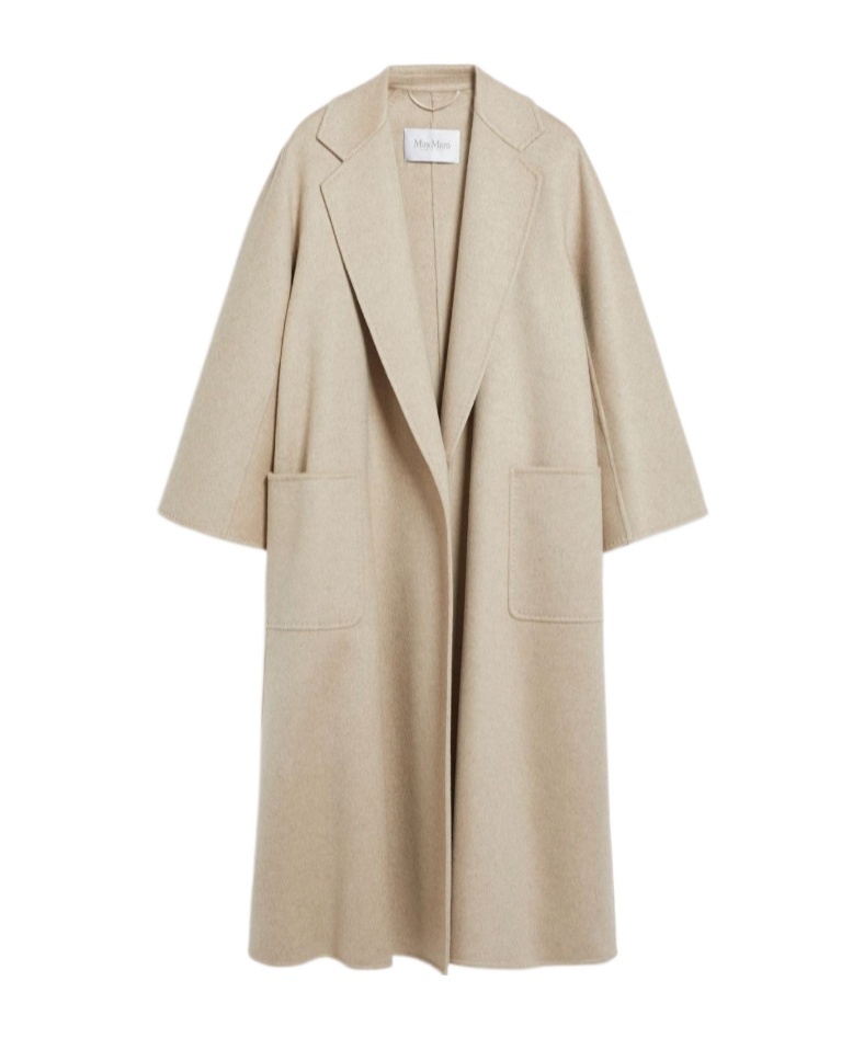 Max Mara Luxurious Cashmere Jacket In Beige For The Modern Woman In Nude