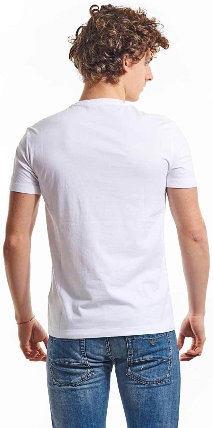 EA7 LOGO ROUND-NECKED T-SHIRT