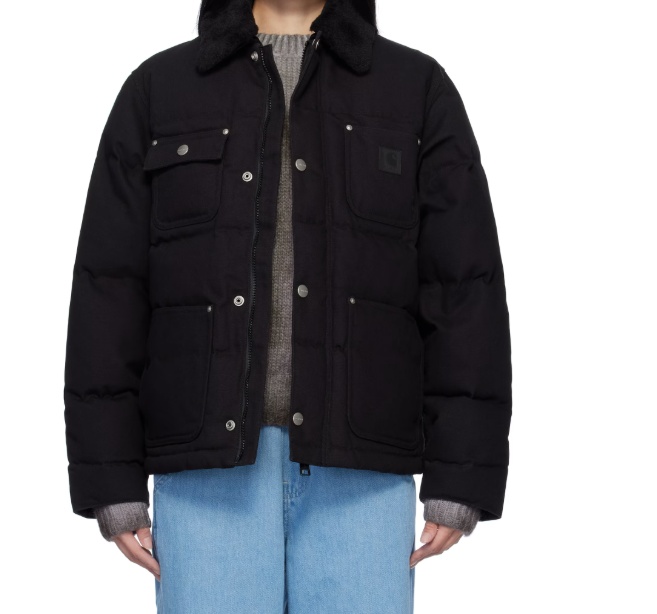 Carhartt Wide-angle Collar Jacket In Black