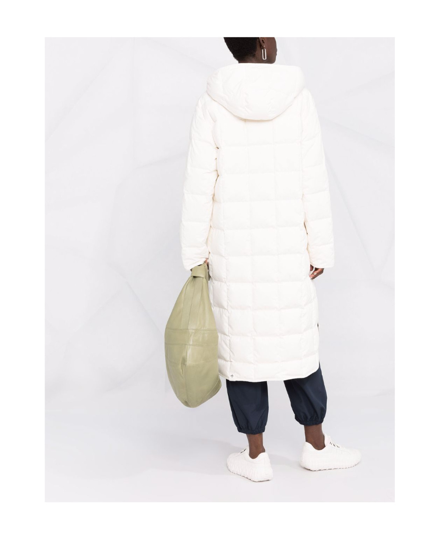 Jil Sander Button-fastening Padded Coat In White
