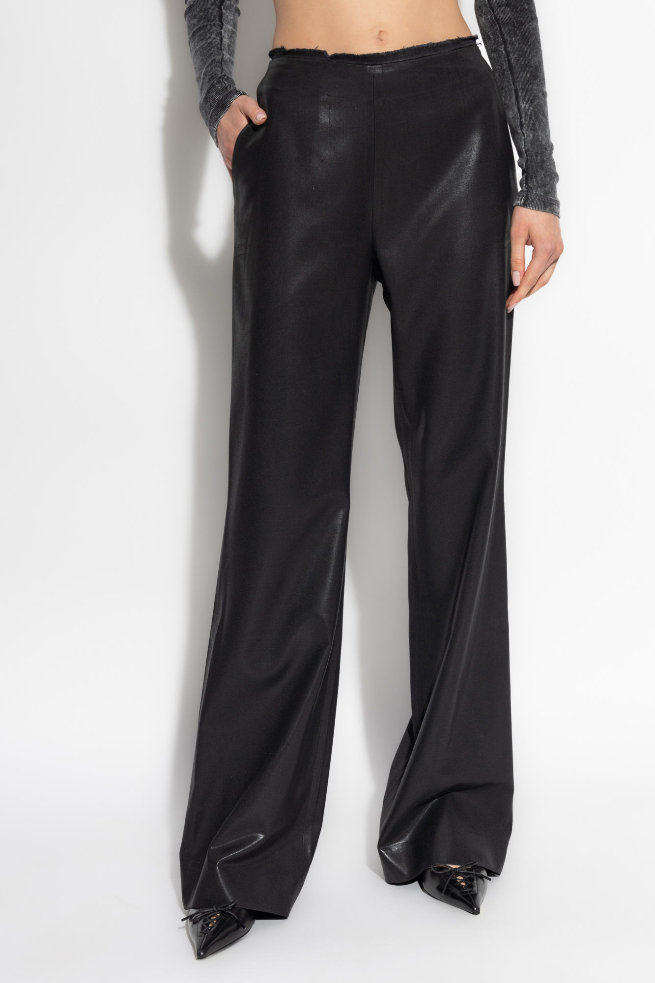 Diesel P-lumys Trousers In Black