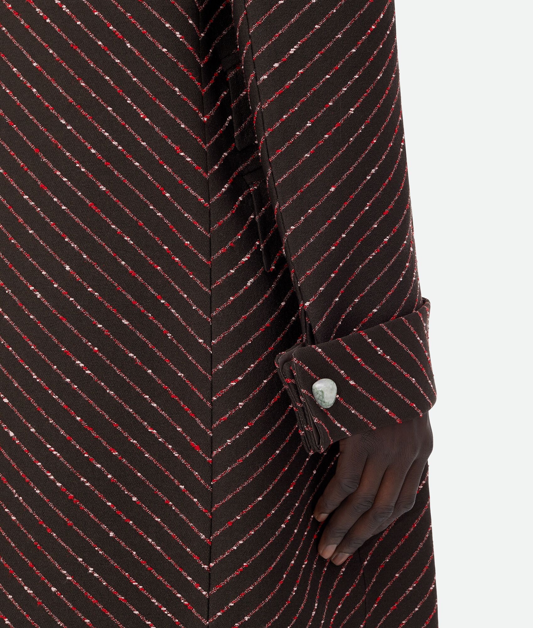 Bottega Veneta Logo Cuff In Gray