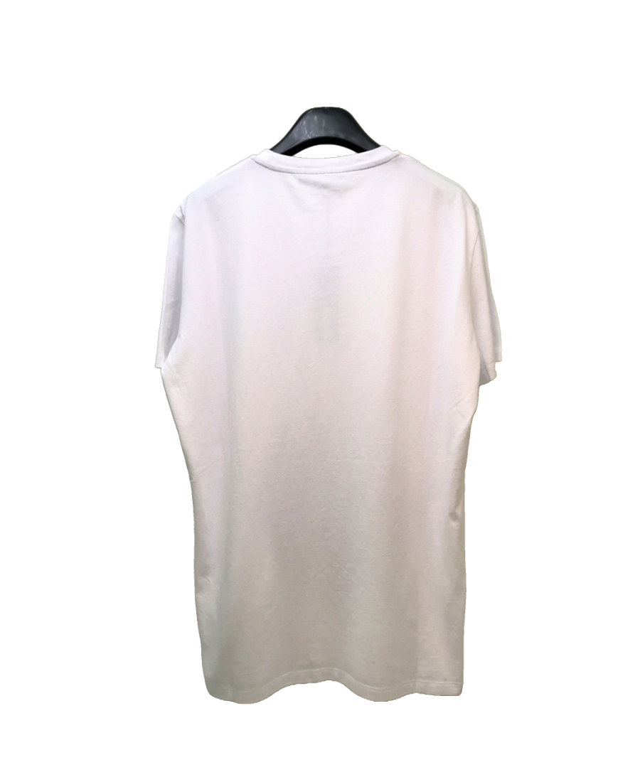 Just Cavalli T-shirt With Round Neck And Short Sleeves In White