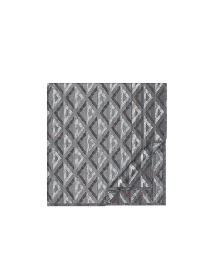 Dior Cd Diamond Shawl In Gray