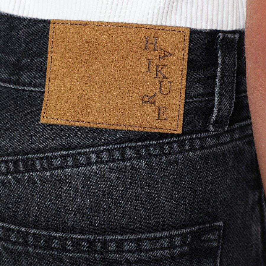 Haikure Five-pocket Trousers With Belt Loops And Rivets In Black