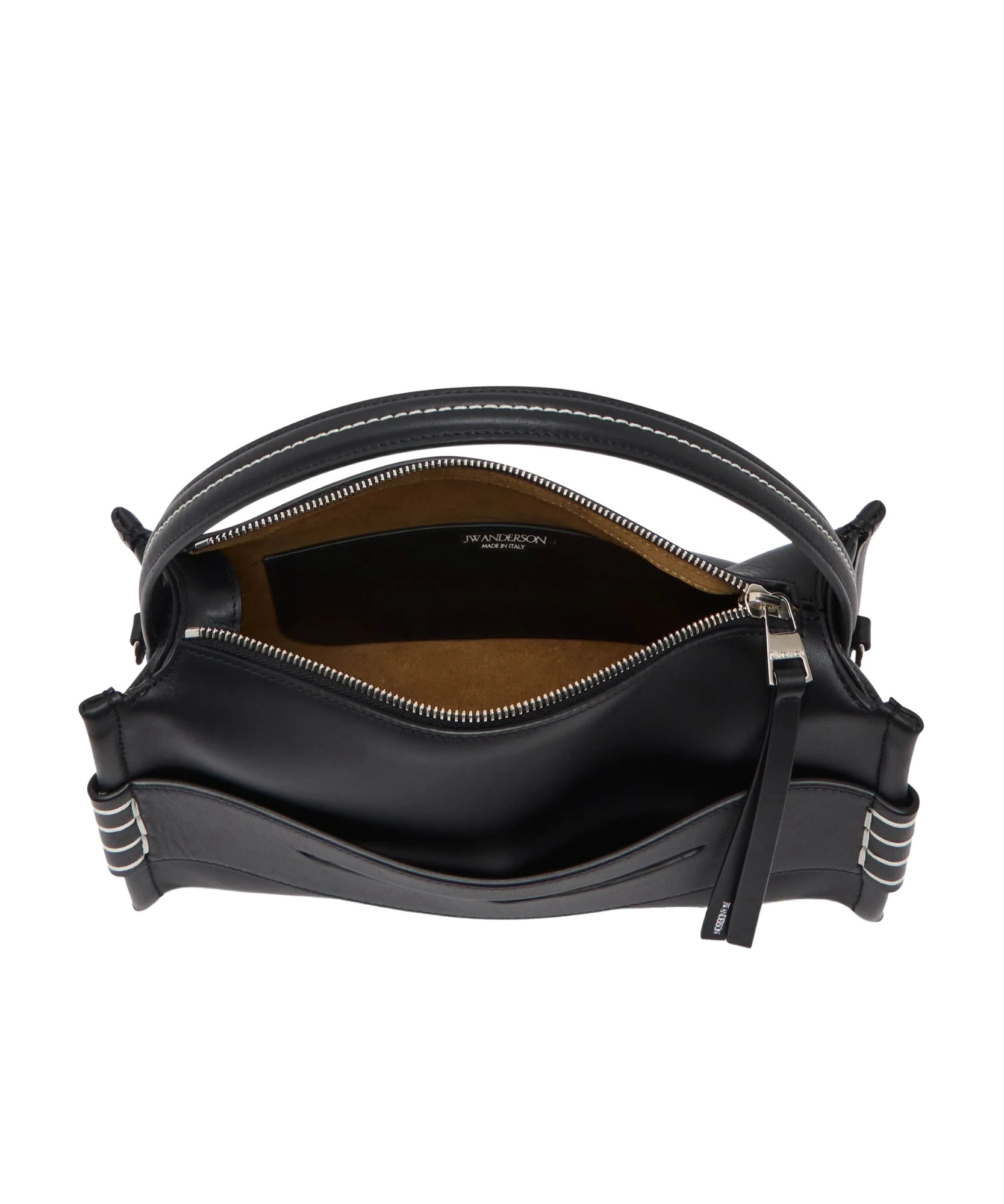 Jw Anderson Medium Loafer Shoulder Bag In Black