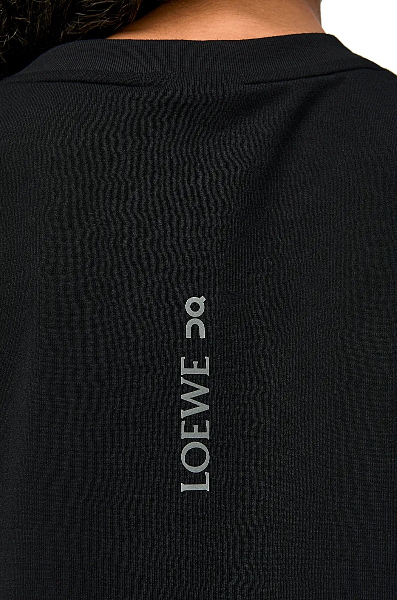 Loewe Active T-shirt In Technical Jersey In Black