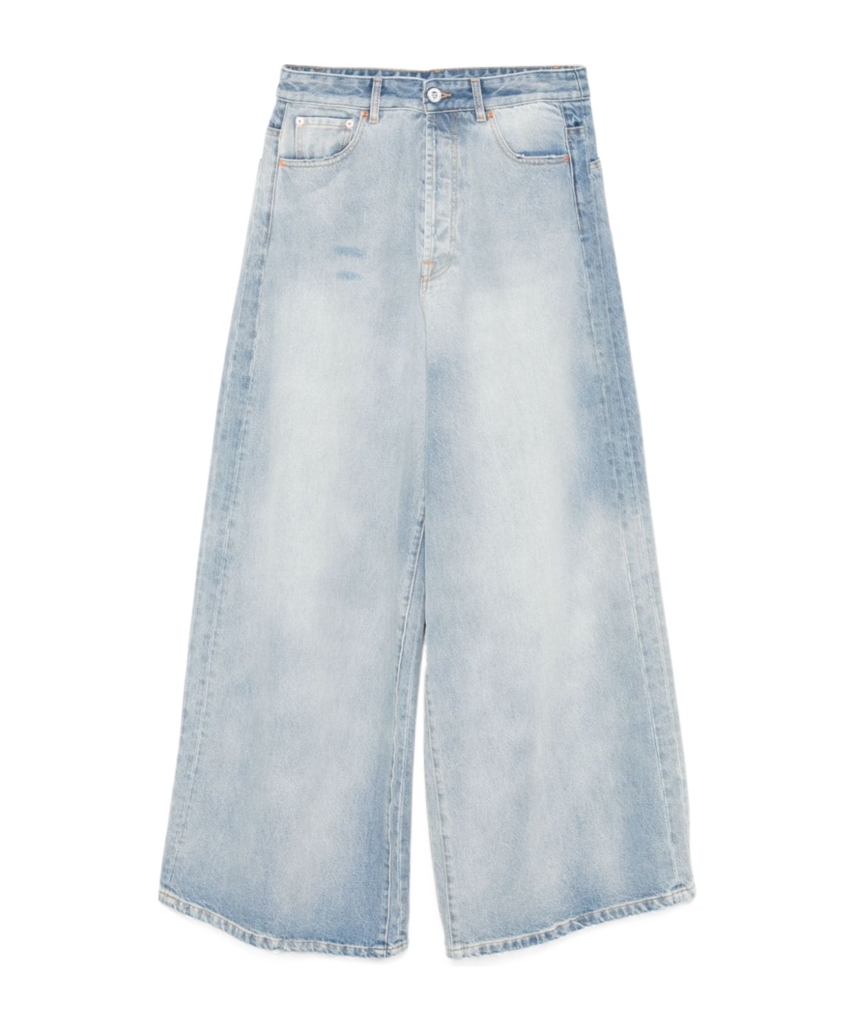 Vetements Wide-leg Jeans In Gray