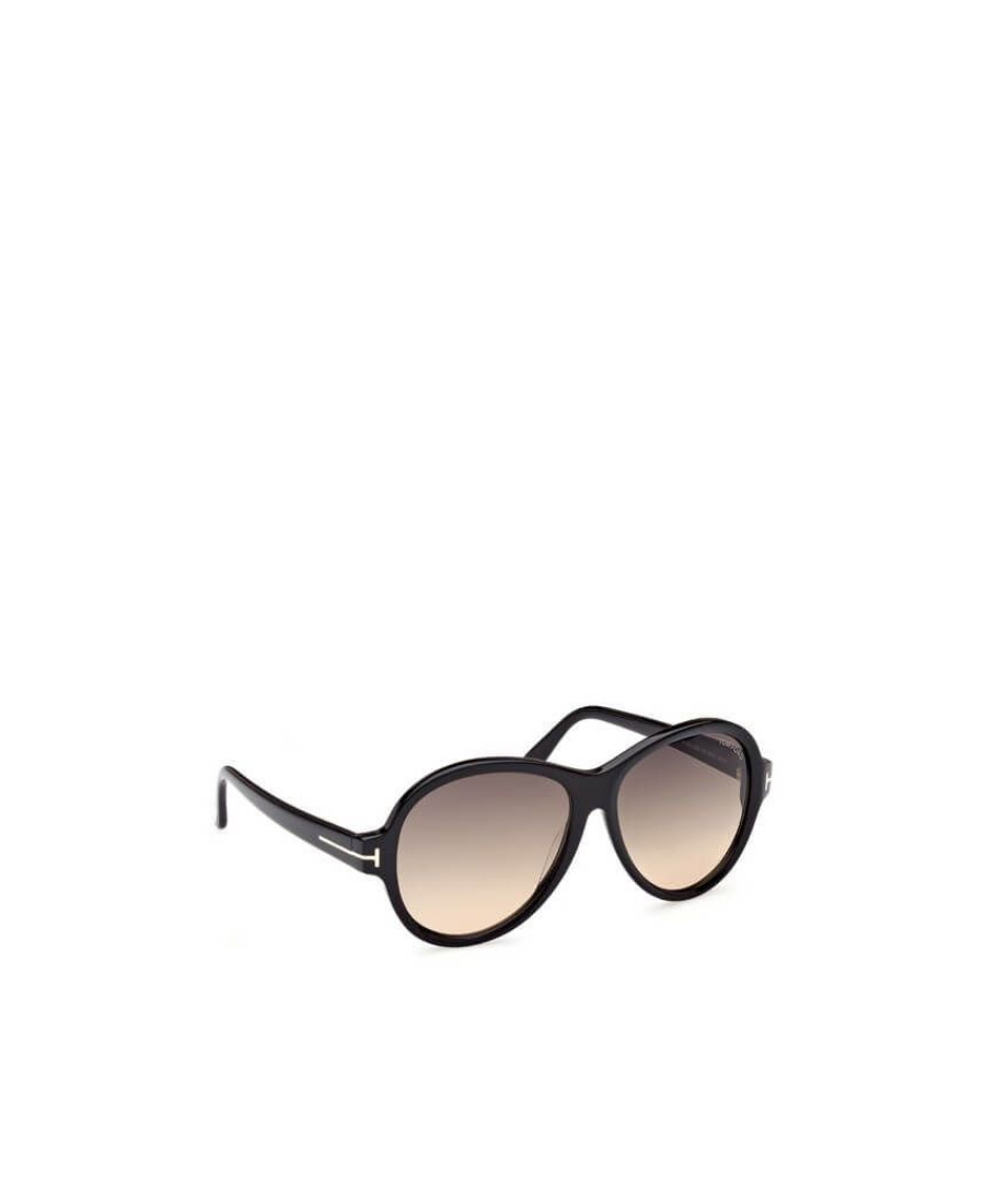Tom Ford Logo Sunglasses In Nude