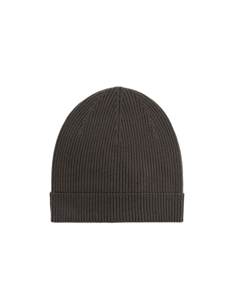 Rick Owens Ribbed Wool Beanie In Black