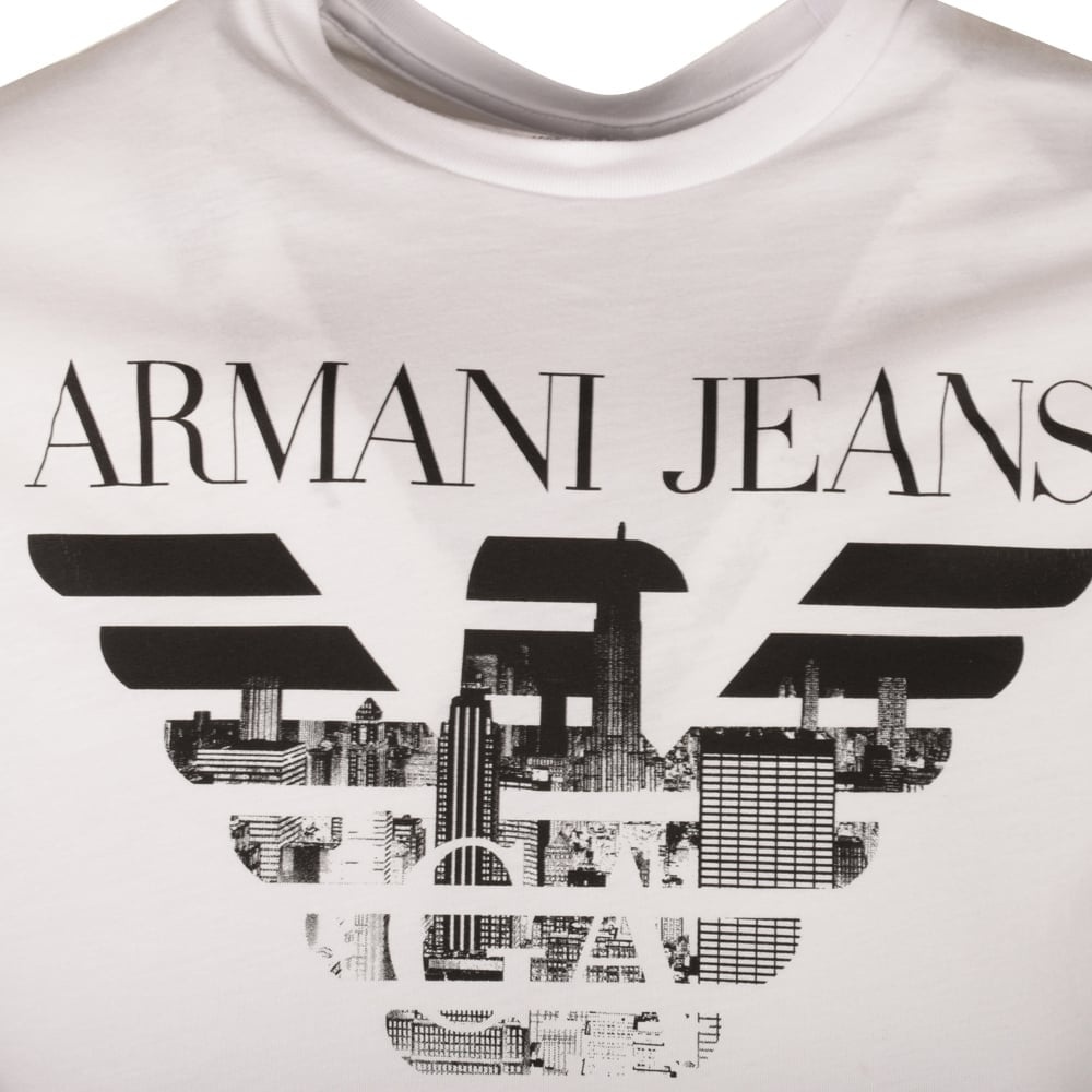 ARMANI JEANS LOGO DETAILS T-SHIRT