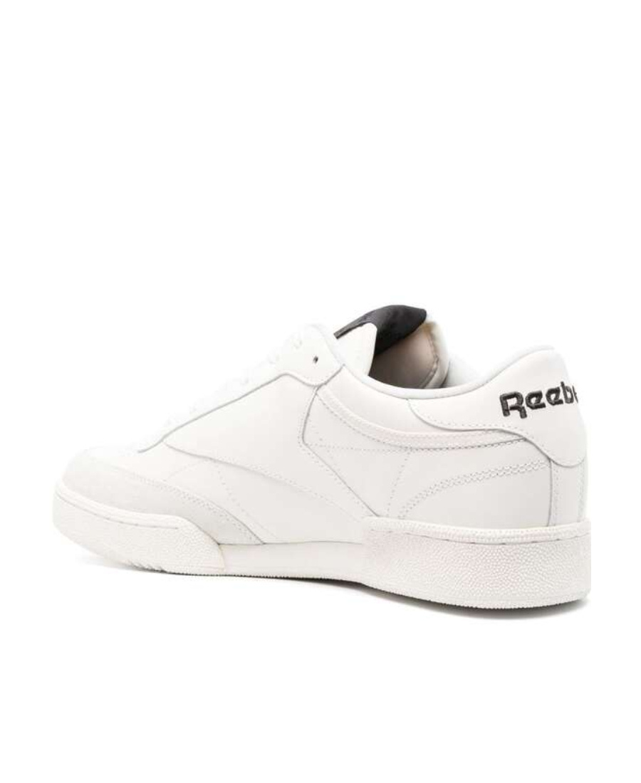Reebok Suede And Fabric Club C Low-top Sneakers With Contrast Detai In White