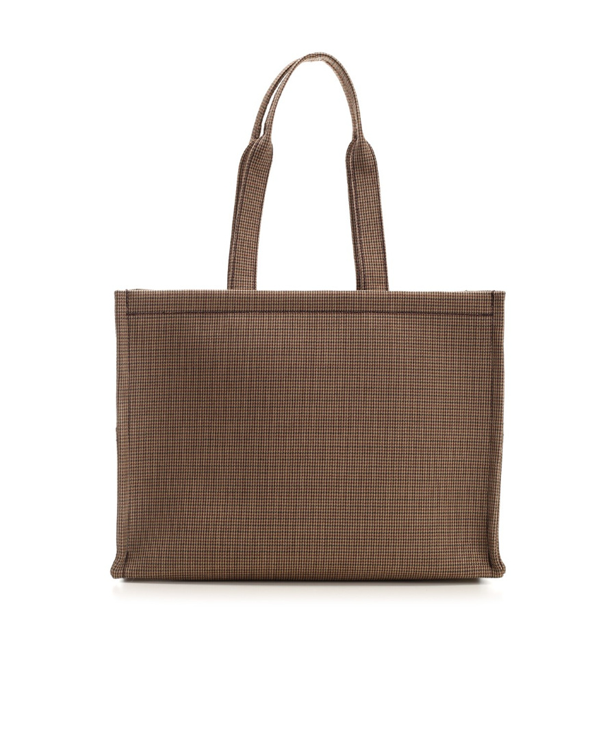 Celine Logo Handbag In Brown