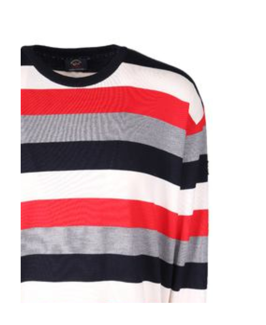 Paul & Shark Striped Sweater In Black