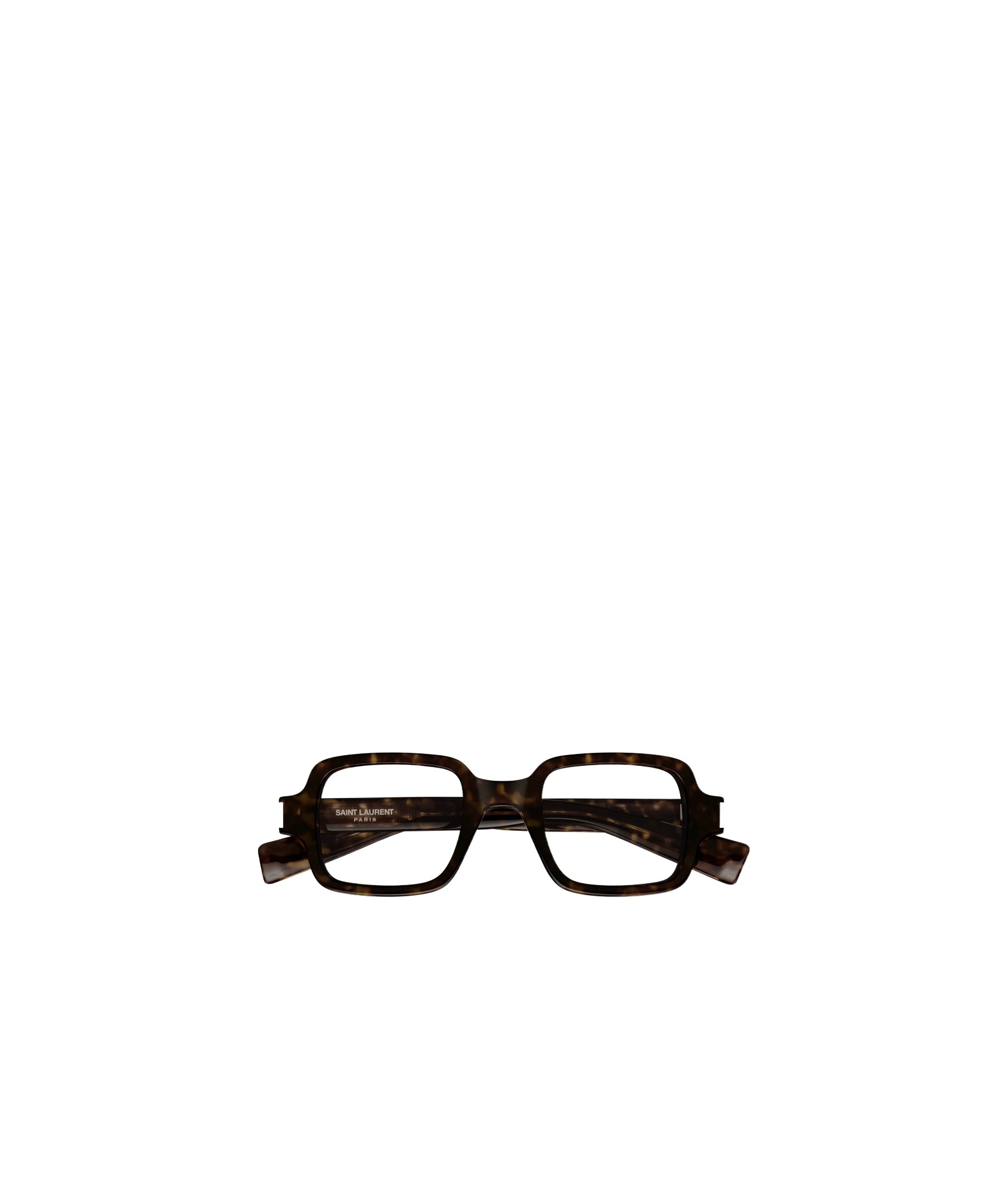 Saint Laurent Tortoiseshell-effect Glasses In Deep Havana