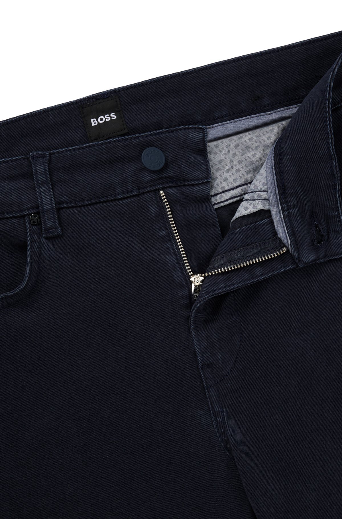 Hugo Boss Delaware3 Slim-fit Jean In Black
