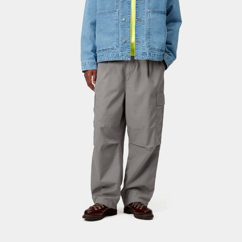 Carhartt Cargo Straight-leg Trousers In Gray